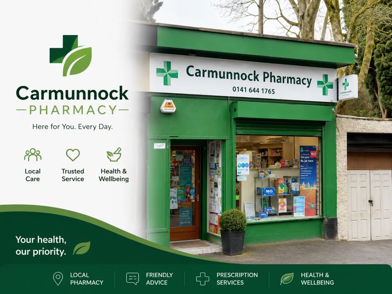 Carmunnock Pharmacy website preview